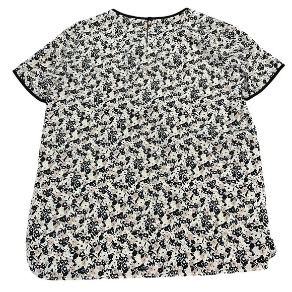 Max Mara Floral Print Scoop Neck Blouse - Picture 5 of 5